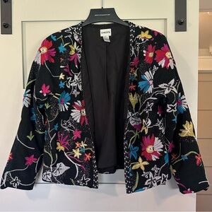 Chico’s Beaded and Embroidered Fashion Jacket
